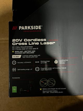 PARKSIDE 20V Nivel Láser 360 PERFORMANCE