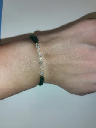 Pulsera Cristal y Acero Inoxidable