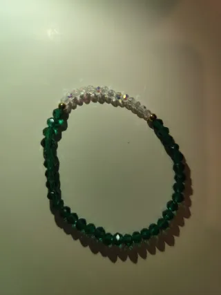 Pulsera Cristal y Acero Inoxidable