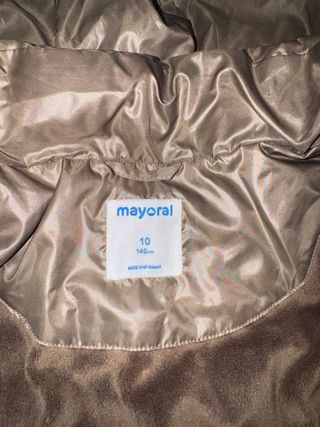 Parka niña Mayoral Talla 10