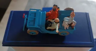 Tintin Coche 1/43 1 Jeep Willys CJ 2a Objetivo Lun