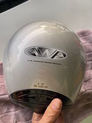 Casco Moto AWA Gris Talla S
