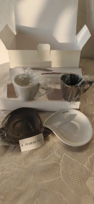 Set 2 tazzine e 2 piattini Harmony