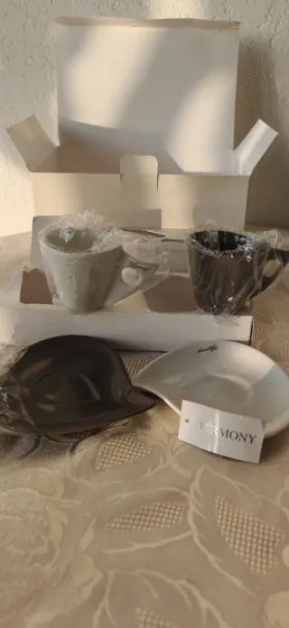 Set 2 tazzine e 2 piattini Harmony