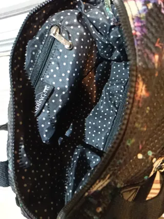 Bolso Kipling estampado galaxia