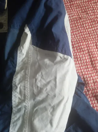 Chaqueta Columbia Hombre Azul y Blanco