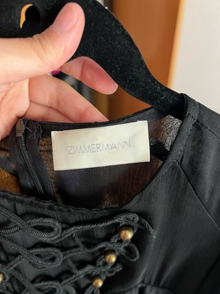 Vestido negro Zimmerman