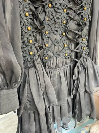 Vestido negro Zimmerman