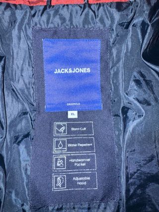 Parka Jack & Jones Roja Talla XL