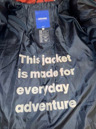 Parka Jack & Jones Roja Talla XL