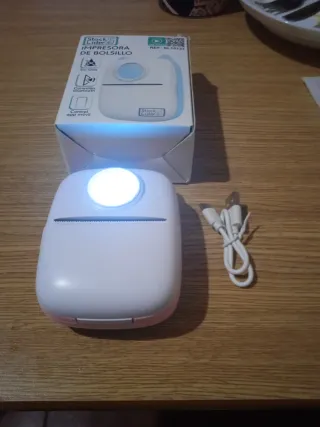 Impresora Bolsillo Stock Lider Rosa/Blanca