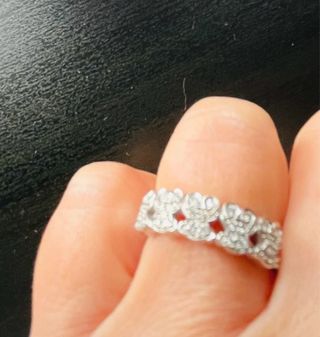 Anillo Tous Oro Blanco Ositos