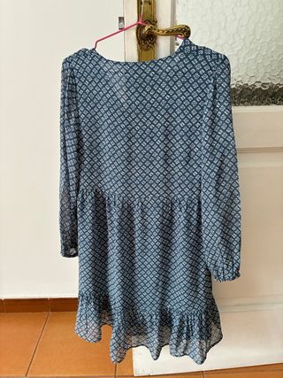 Vestido Brownie Azul Talla XS