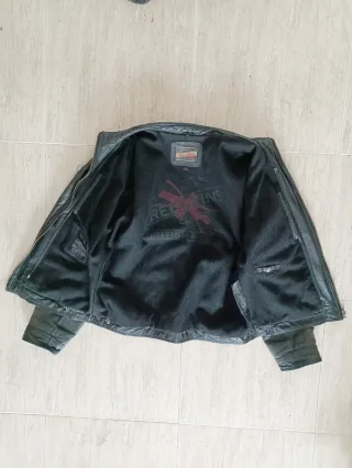 Motera Redskins customitzada cuero auténtico XL