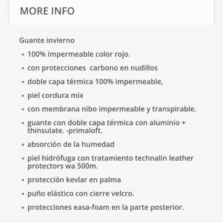 Guantes de moto