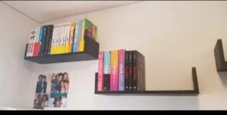 Estantería U Madera Libros Negra Multicolor