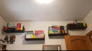 Estantería U Madera Libros Negra Multicolor