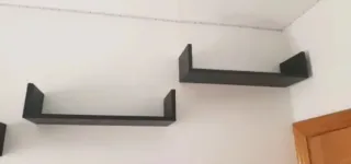 Estantería U Madera Libros Negra Multicolor