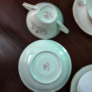 6 Tazas de Consomé Porcelana Santa Clara
