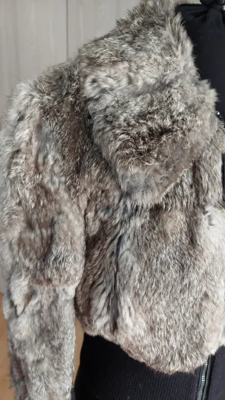 Pelliccia corta vera pelliccia XXS