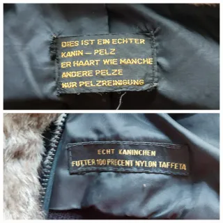 Pelliccia corta vera pelliccia XXS