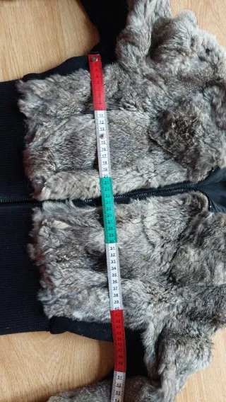 Pelliccia corta vera pelliccia XXS