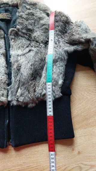 Pelliccia corta vera pelliccia XXS