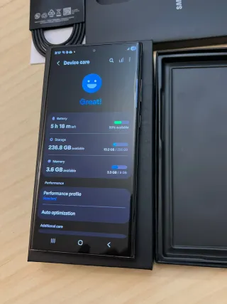 Samsung Galaxy S23 Ultra 5G 256GB Negro