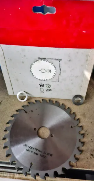 Lame per sega circolare diam 190. 2 pezzi