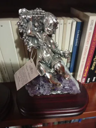 Coppia di Angeli in Ametista Minerale