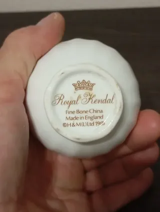 Jarrón Royal Kendal Porcelana Conmemorativo