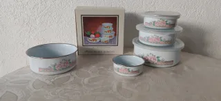 Set 5 Contenitori Alimenti Nuovo