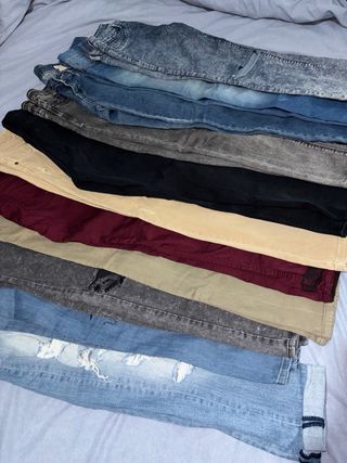 Pack 11 Pantalones Pitillo Talla 36