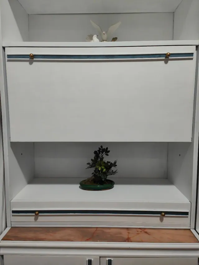 Armario Comedor de Mármol y Madera