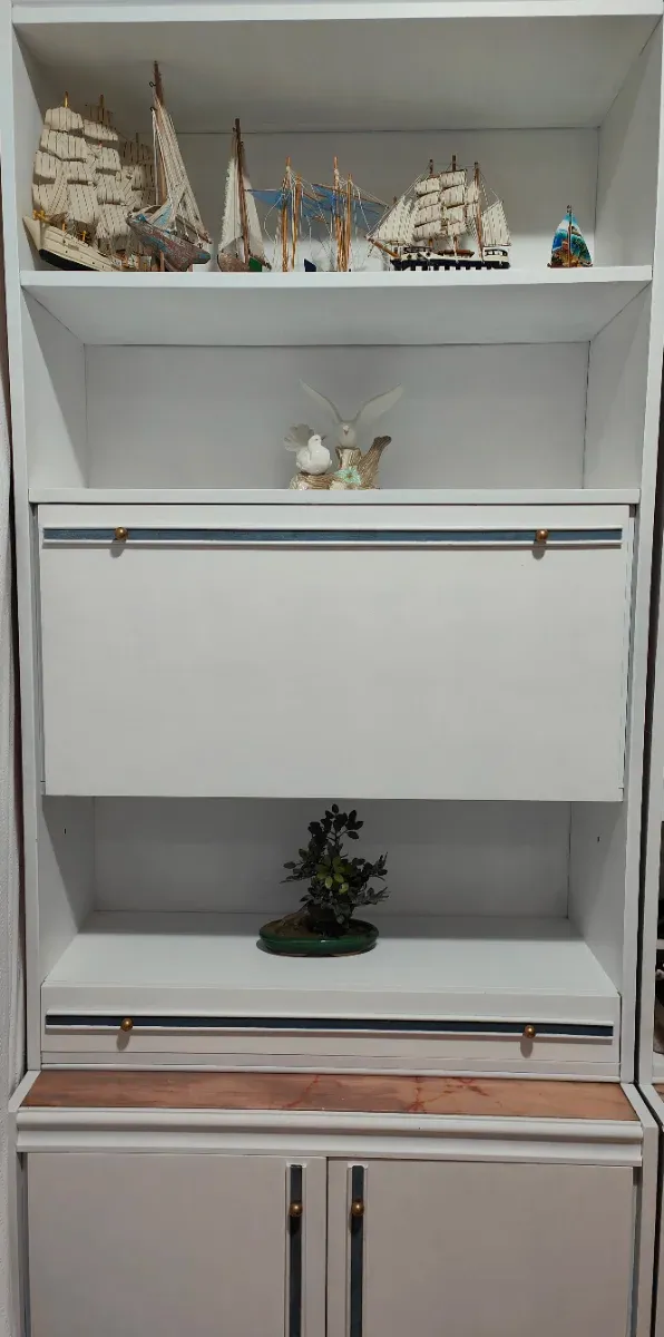 Armario Comedor de Mármol y Madera