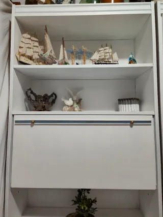 Armario Comedor de Mármol y Madera