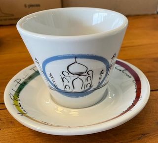 Juego 6 Tazas Café 7 Maravillas