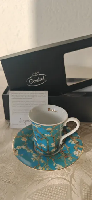 Set Tazza e Piattino Goebel Porcellana