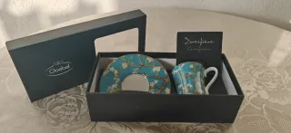 Set Tazza e Piattino Goebel Porcellana