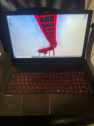 Portátil Gaming Asus Negro/Rojo