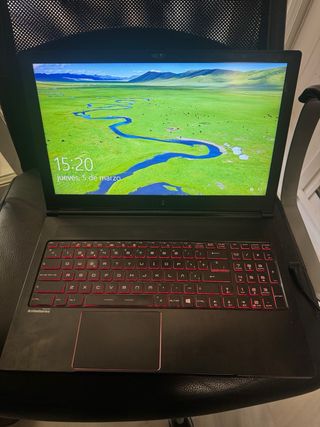 Portátil Gaming Asus Negro/Rojo