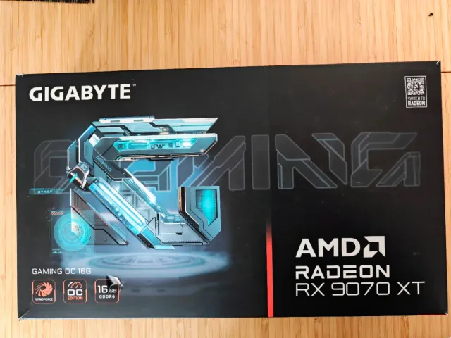 RX 9070XT 16GB Gigabyte Tarjeta Gráfica
