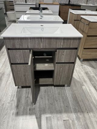 Mueble de baño 80 cm madera