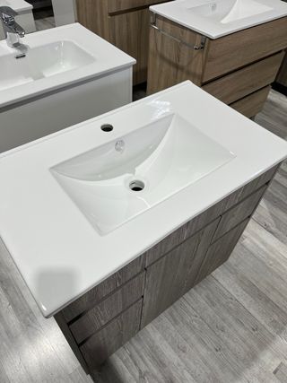 Mueble de baño 80 cm madera