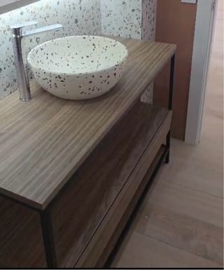 Mueble de baño para dos lavabos