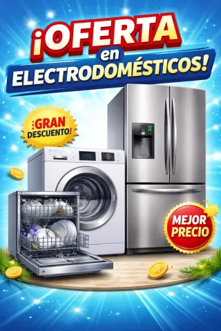 Lavadora, Lavavajillas y Nevera