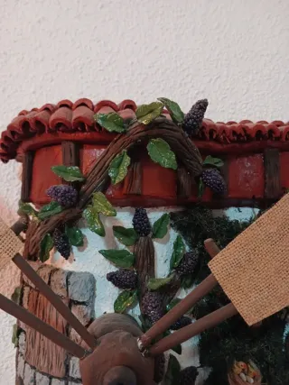 Adorno de Molino de Viento Decorativo