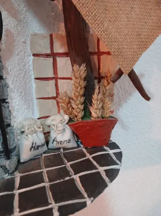 Adorno de Molino de Viento Decorativo