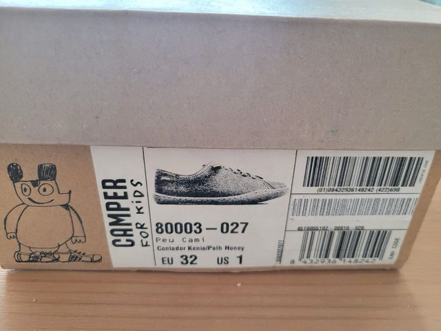 Zapatos Camper niño marrones T.32