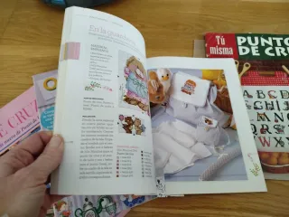 Lote revistas punto de cruz
